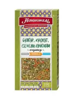 Булгур, кунжут, семена конопли ОМЕГА 3 ТМ "Националь"