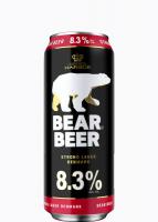 Пиво светлое пастеризованное фильтрованное «Bear Beer»